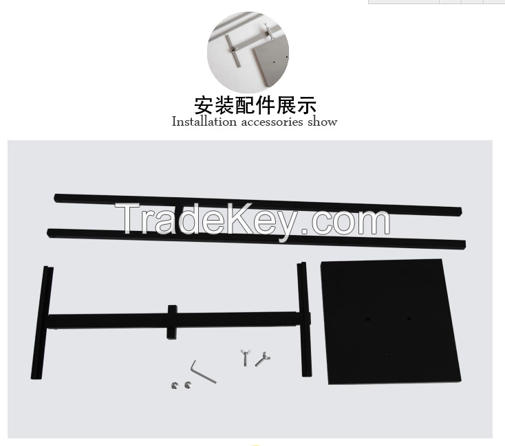 strengthened gradient KT plate exhibition frame(oblique plane)