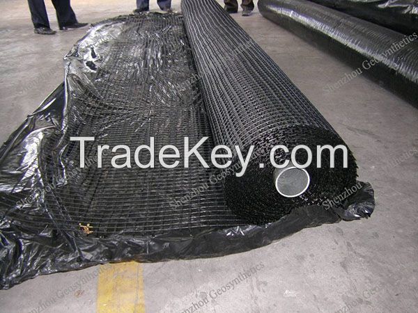 CE Certified Fiberglass Geogrid For Reinforced Soil Geogrid