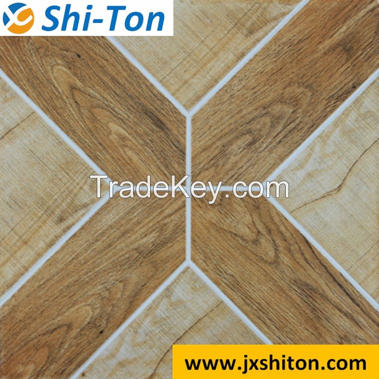 Cheap Price wood look rustic porcelain tiles