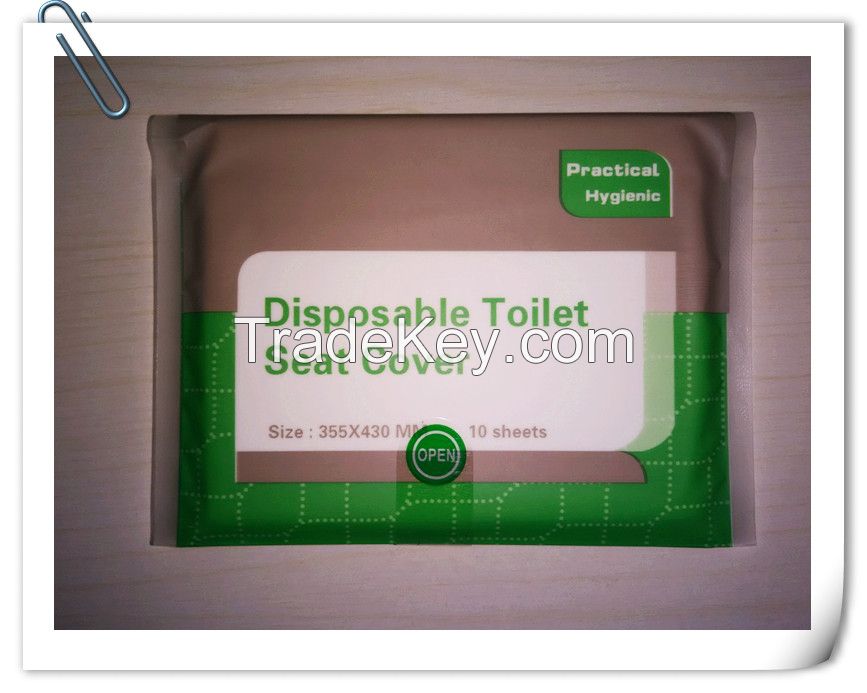 1/24 Fold Flushable Paper Toilet Seat Cover pocket pack