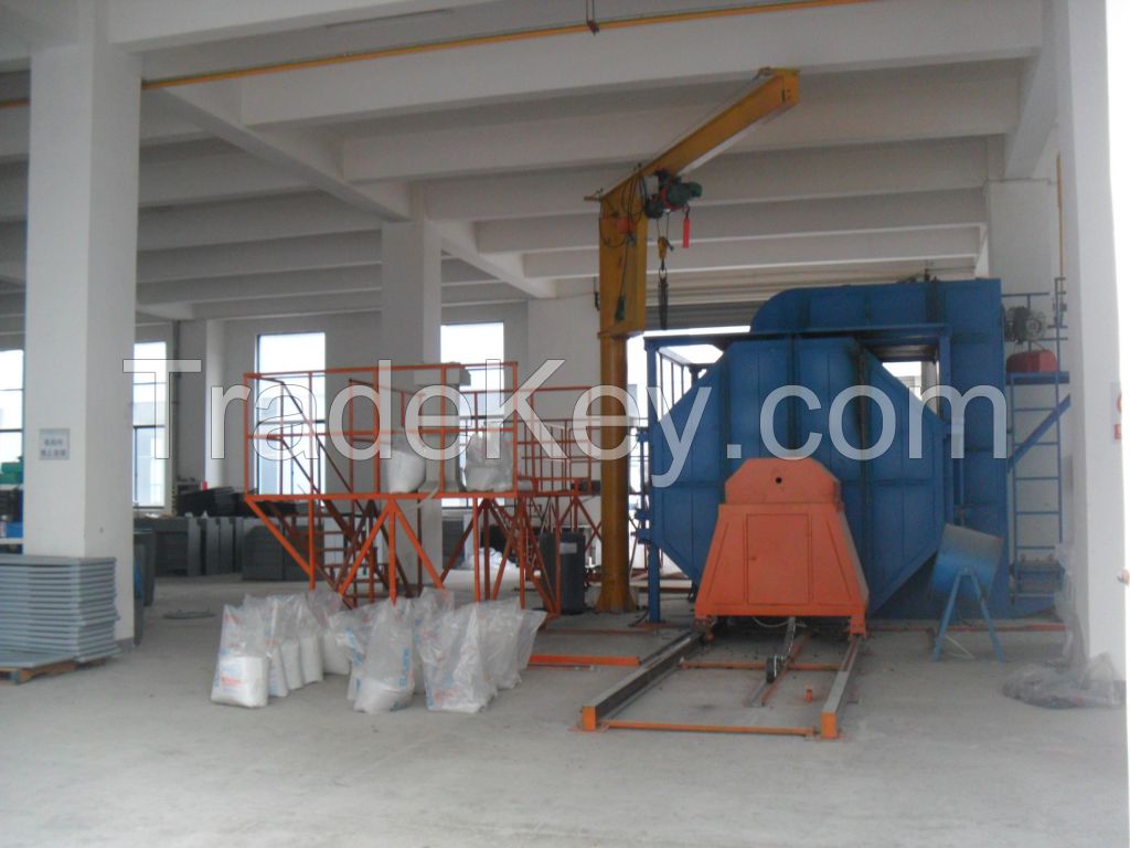 shuttle rotomolding rotatinal molding machine for hollow plastic products