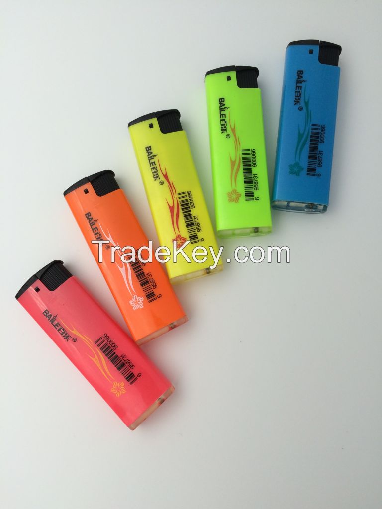 Transparent Slim Electronic Lighter