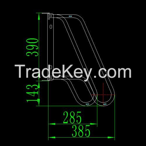 Mounted Bike Rack Cr23