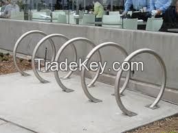 Arc-Hoop Bike Rack