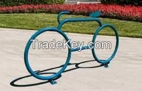 Arc-Hoop Bike Rack