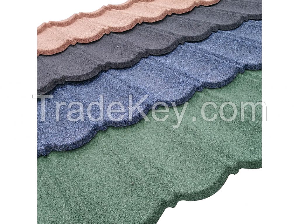 Stone Coated Roof Tile Hot Selling (9 waves)