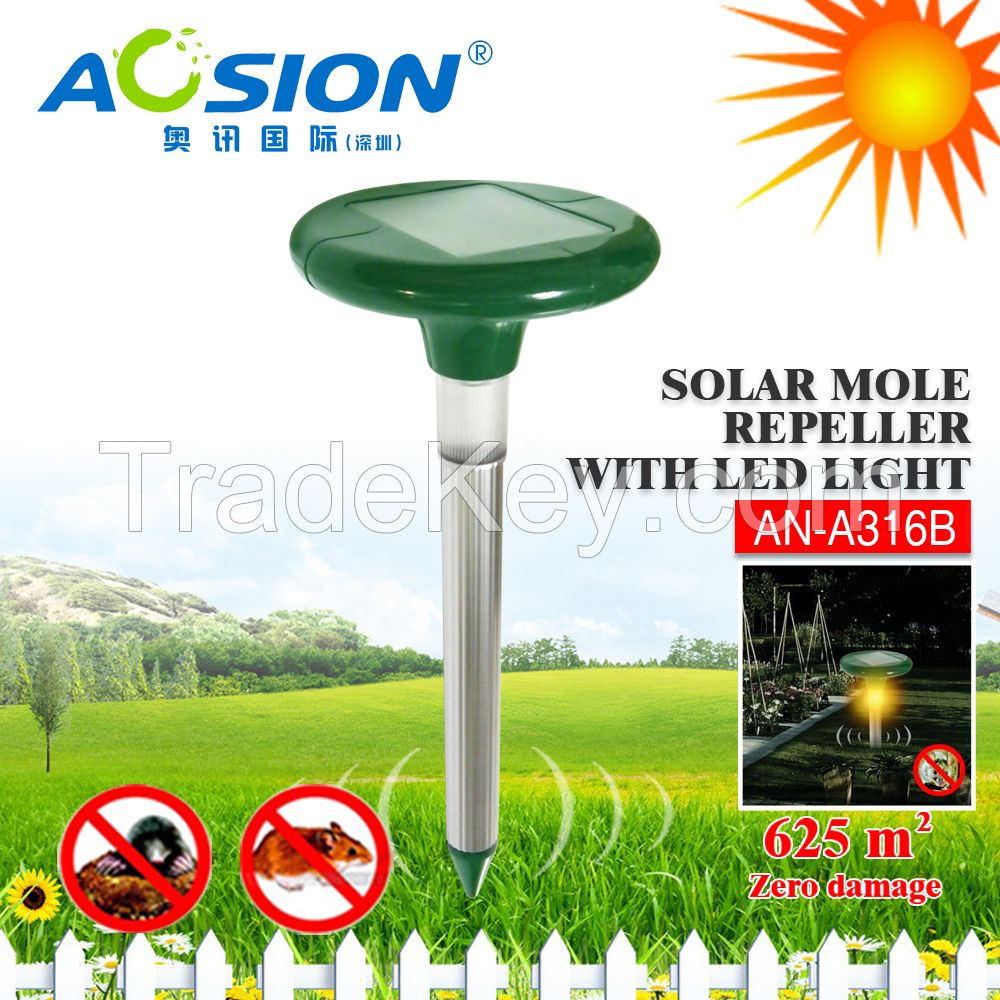 Aosion AN-A316B garden solar rodent control with LED light