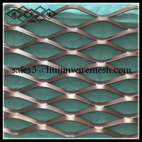 building decorative aluminum expanded metal mesh