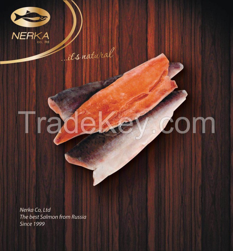 Frozen pink salmon H/G