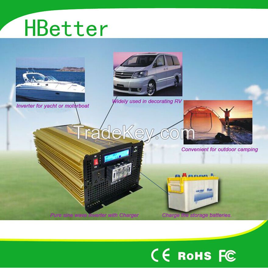 1000w pure sine wave inverter with charger inside ups charge function