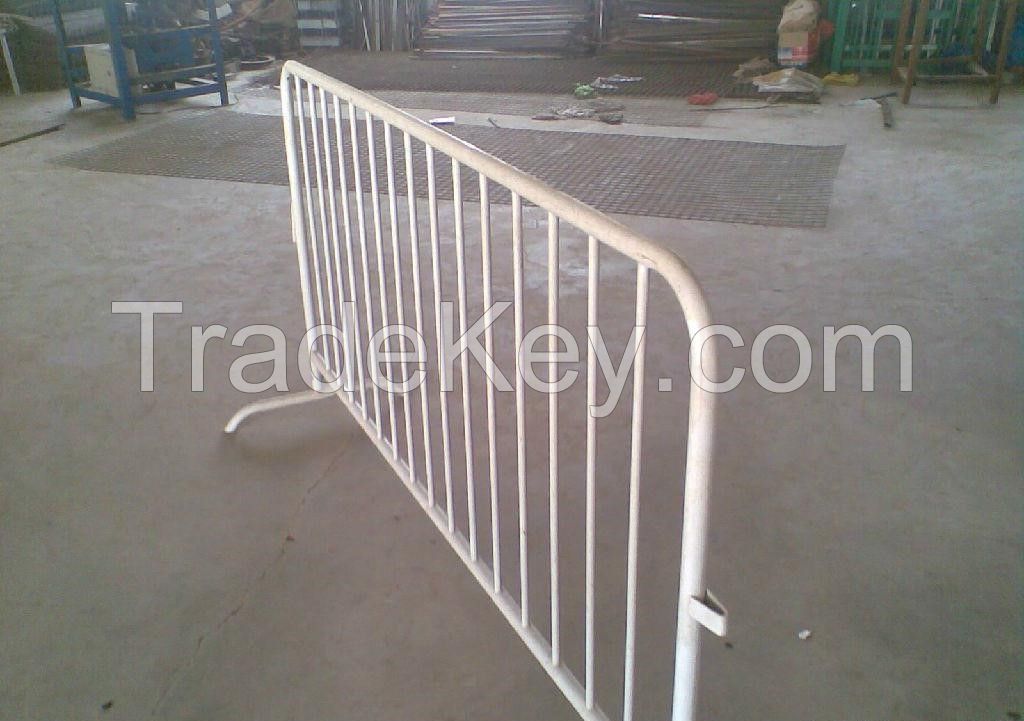 Metal Bridge Feet Road Crowd Barrier Control Fence