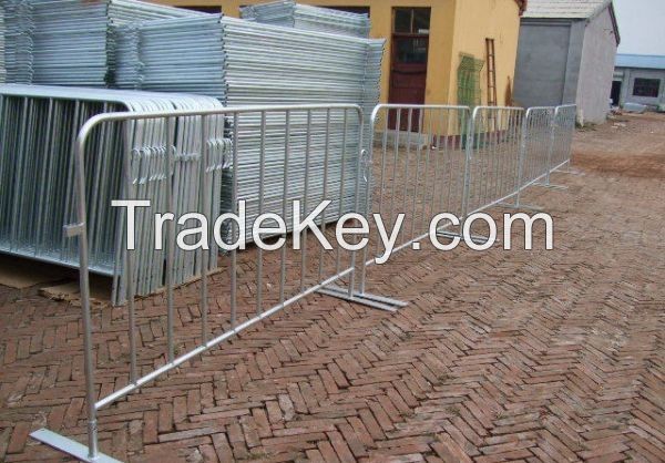 Metal Bridge Feet Road Crowd Barrier Control Fence