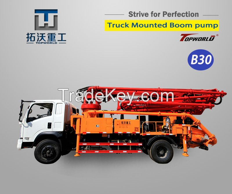 Concrete boom truck 30 meters