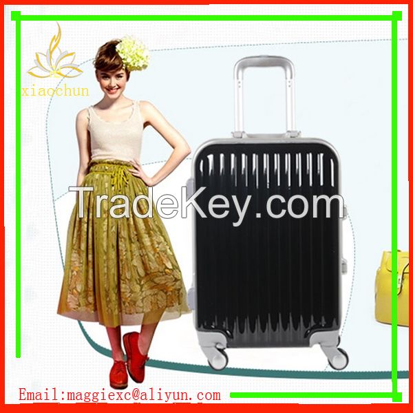  High quality factory price luggage bag colorful trolley luggage cases