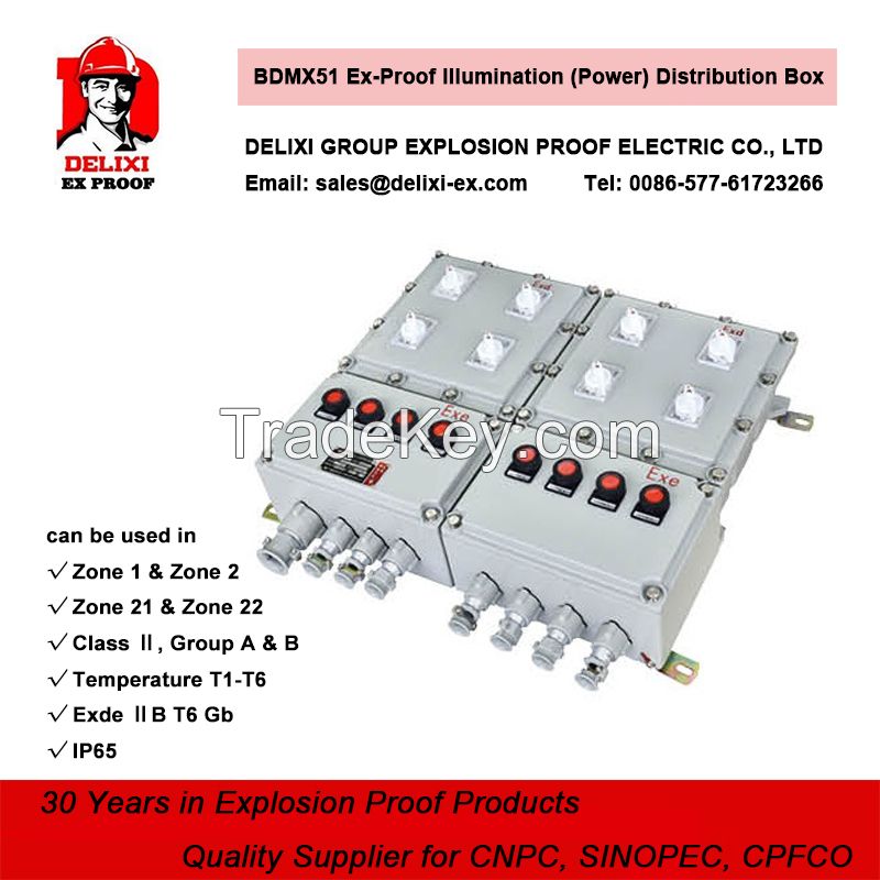 BDMX51 Explosion Proof Illumination Power Distribution Box