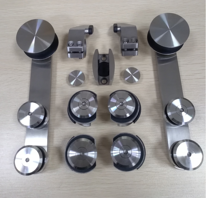 Golden Stainless steel glass sliding shower door rollers/sliding door parts accessories/shower glass hardware for bathroom