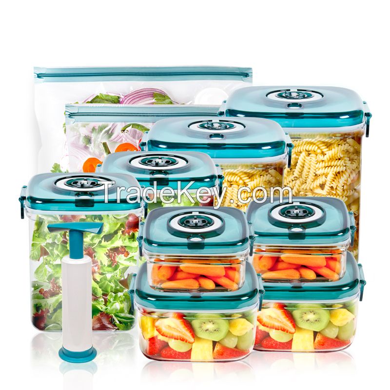 Vacuum Food Storage Containers Set with Air Pump