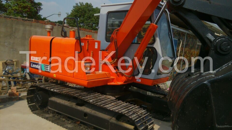 Secondhand Hitachi Mini Small Excavators For Sale, Hitachi EX60-1 Crawler Excavator