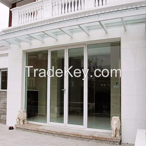 Double glazed aluminum casement door china supplier