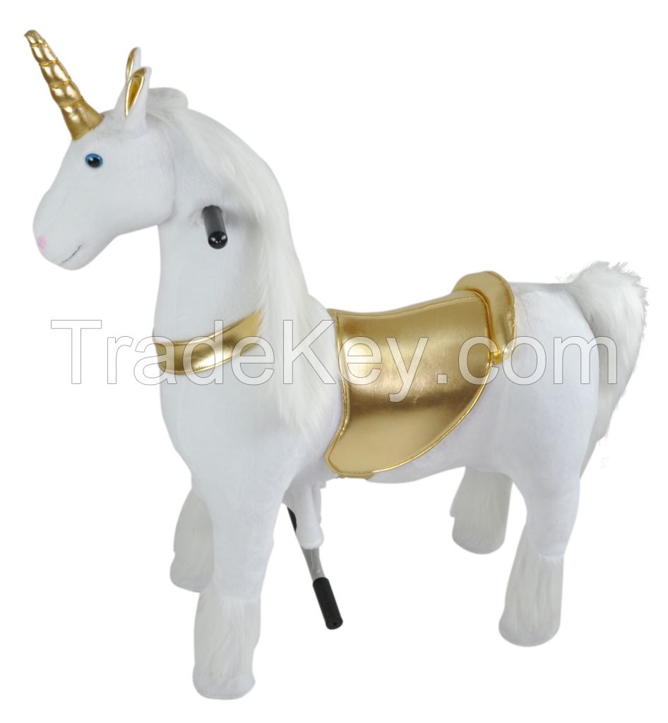 mechanical ride on horse toy, riding horse toy Pony Cycle with wheels