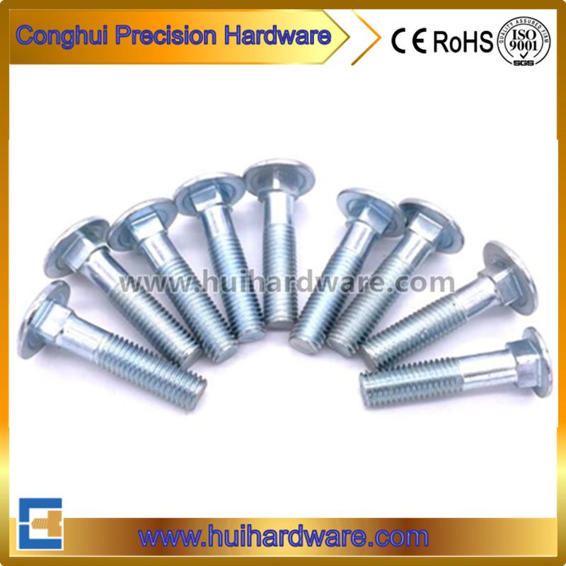 Carriage Bolt  with Blue Zine Plated