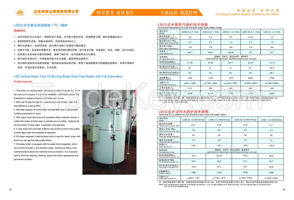 steam boiler