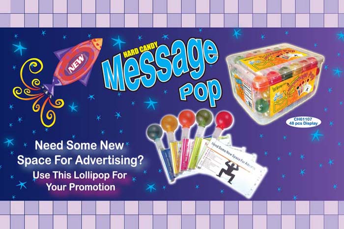 Message Pop Candy