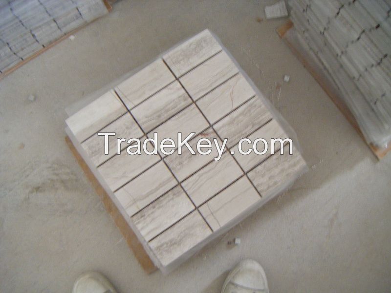 Chinese White wood marble