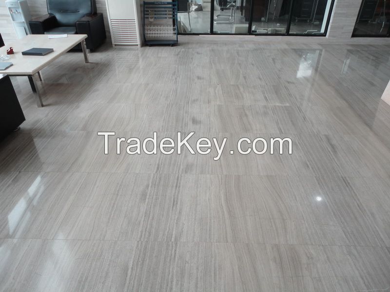 Chinese White wood marble