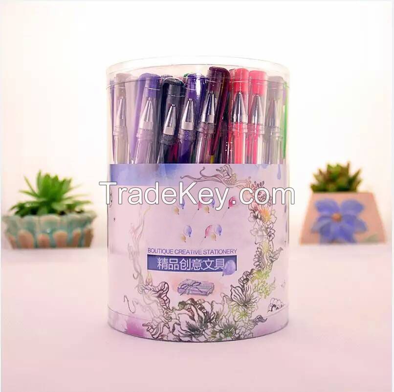 colorful Gel ink pen., 72 color pen