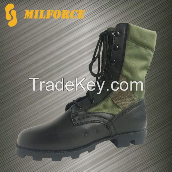 Pannama pattern rubber jungle boots hiking boots hunting boots security boots