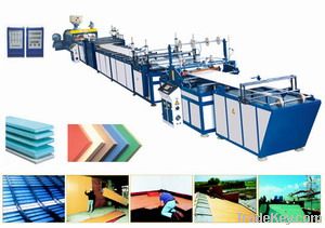 XPS building heat-insulation foam board extrusion machine