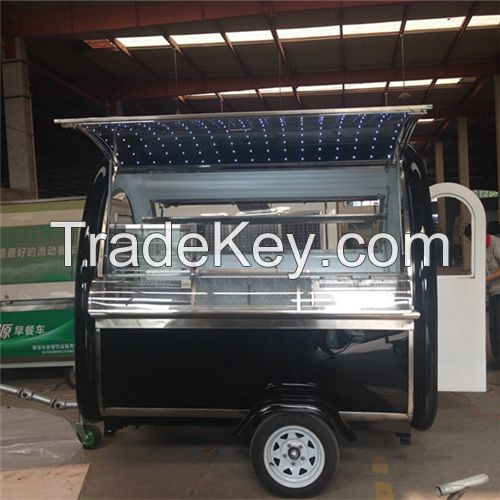 Stainless Steel Mobile Fast Food Trailer