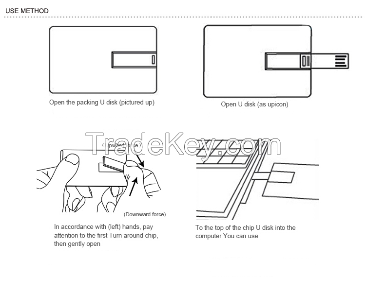 Factory Price Fashion High Quality Business Card Usb Flash Drive