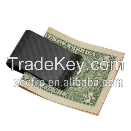 2016 Newest stylish 100% Real Carbon Fiber Money Clip