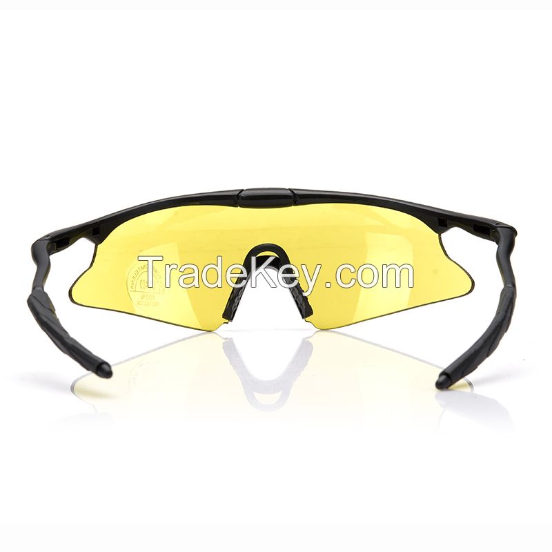 High definition unique cycling eyeglasses make your own logo driving trekking goggles warp around night vision sunglasses