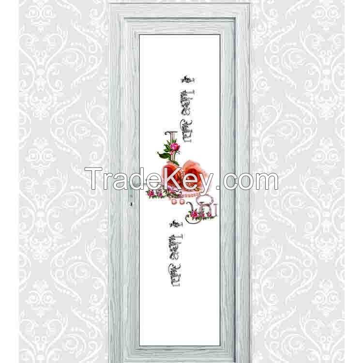 Lowcost glass bathroom aluminium door windows