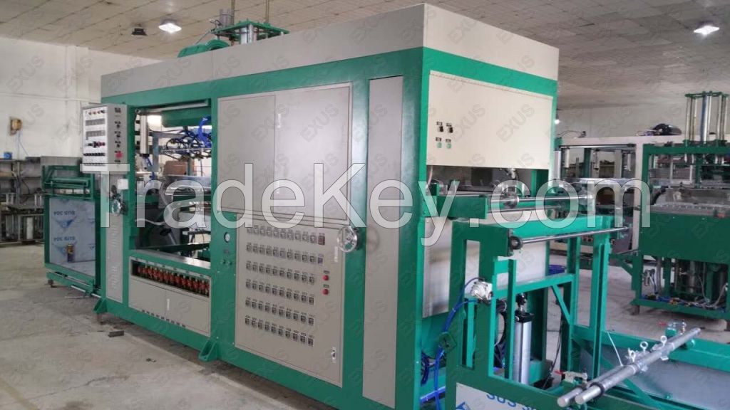 Automatic high speed plastic packaging forming machine