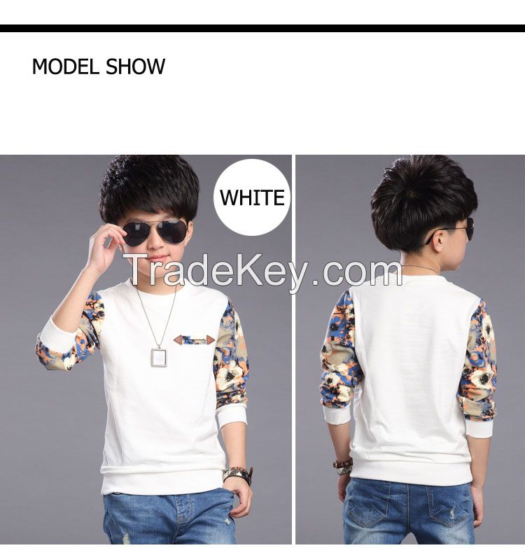 YQ006 boys long sleeve t-shirt