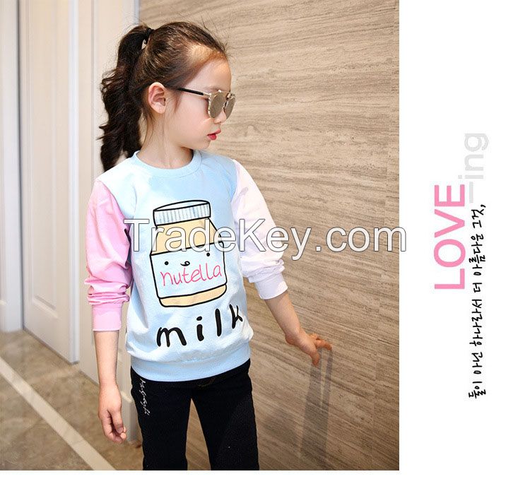 girls' long sleeve t-shirt