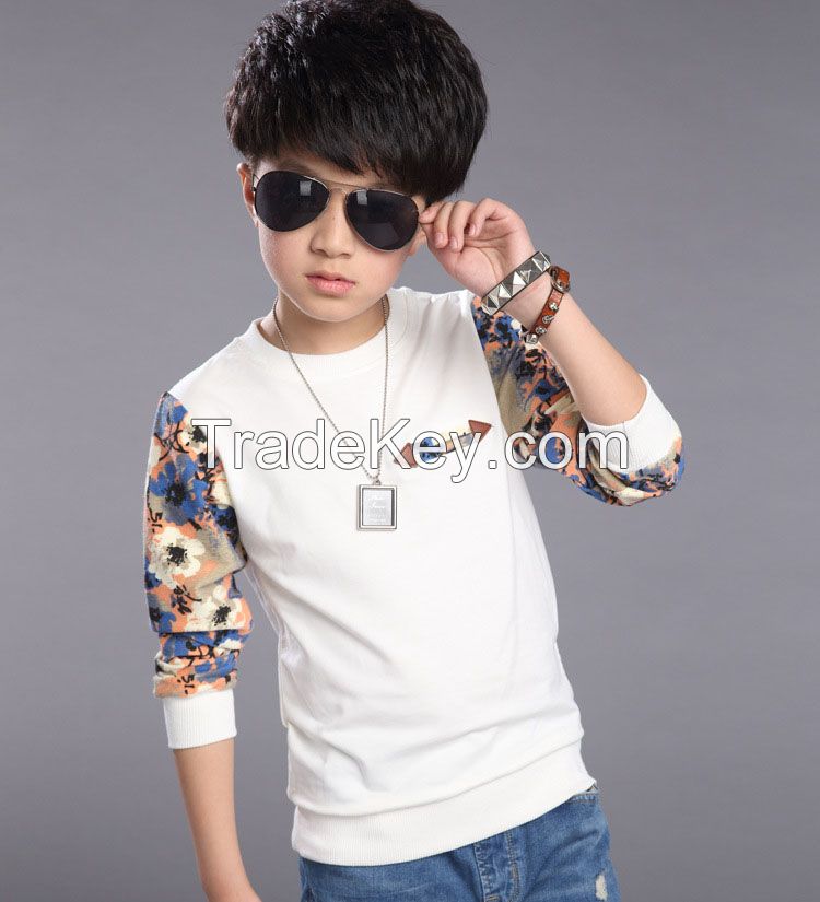 YQ006 boys long sleeve t-shirt