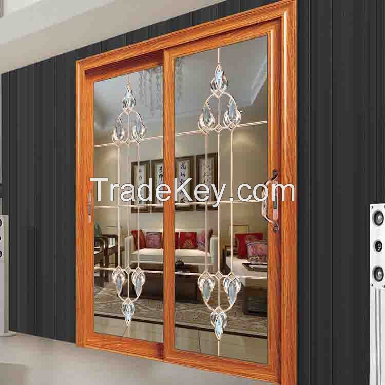 antique double glazing sliding french aluminum exterior doors