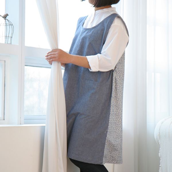 Leaf Loose Fit One-Piece Apron