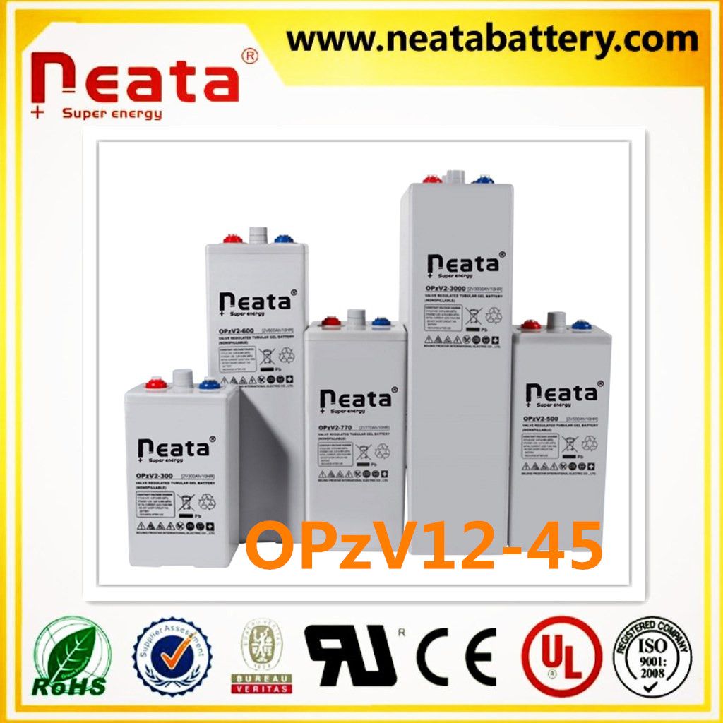 12v OPzV battery 12v45ah lead acid battery make in China