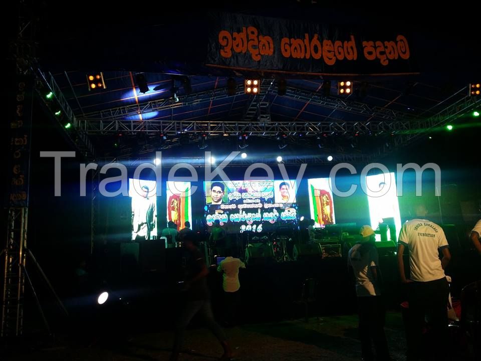 Big video screen  rent in colombo sri lanka