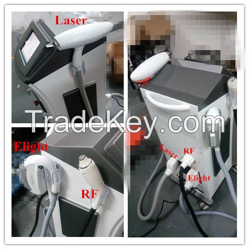 Beauty equipment IPL laser hair removal / Laser +E-LIGHT+RF+Black doll baby /IPL laser