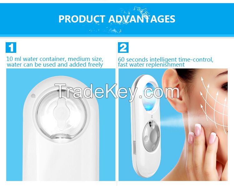 Nano mist spray facial steamer