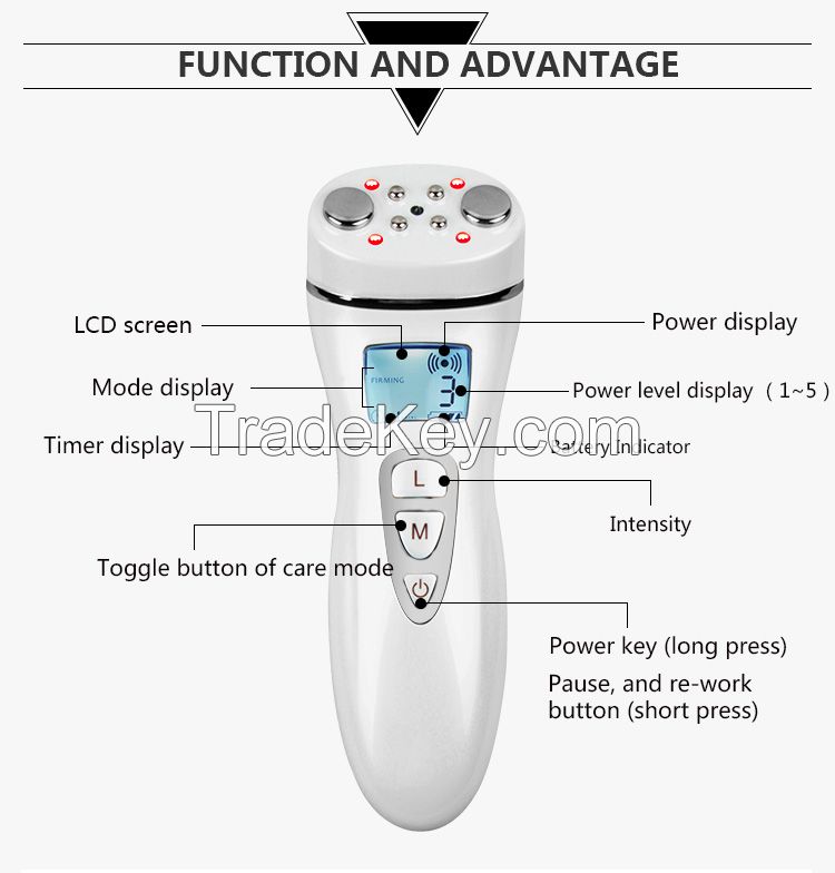 5 in 1 EMS RF body slimming wrinkle removal skin tightening machine