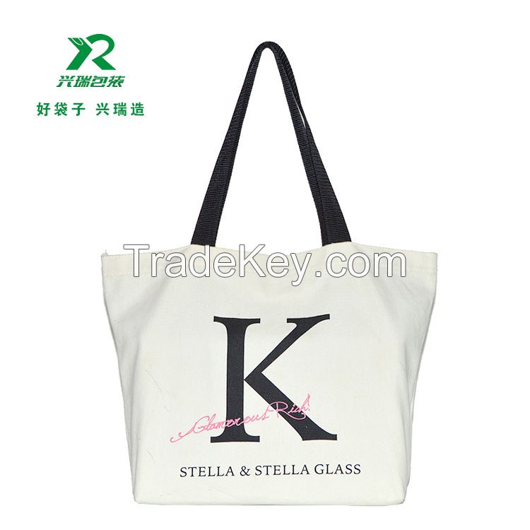 China Manufacturer Cotton Canvas tote bag for shopping promotional advertising gift bag