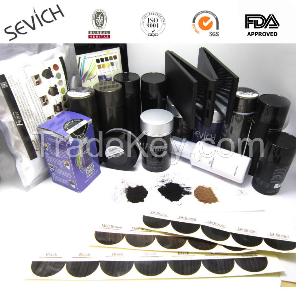 Technology OEM/ Custom Hair Loss Treatment Hair powder Hair Thickening Concealer Keratin Hair Fibers 